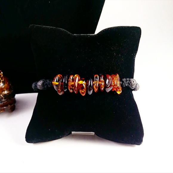 Macreme Amber Choker Set - Picture 3 of 5